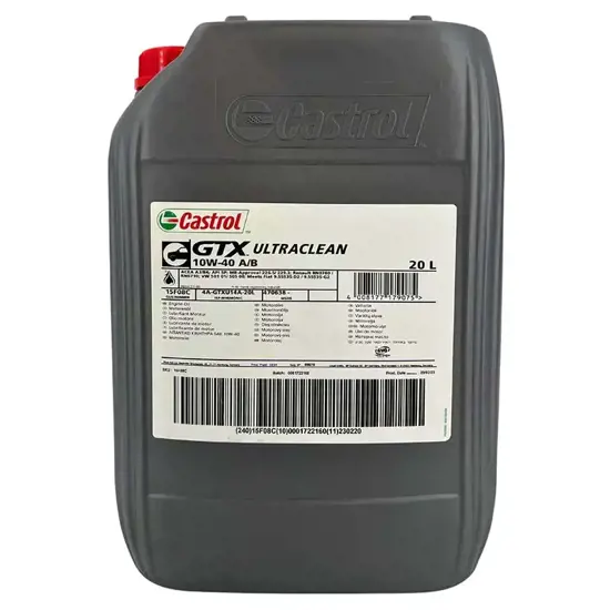 Castrol Castrol GTX Ultraclean 10W 40 A B 20 Liter 15391942