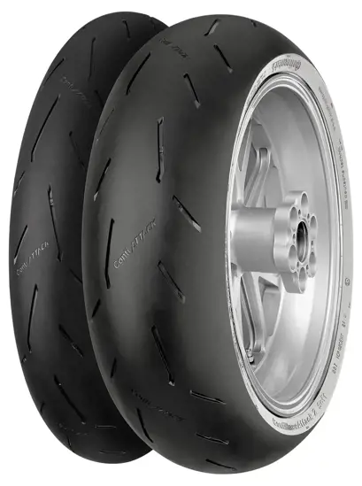 Continental 120 70 ZR17 58W ContiRaceAttack 2 Medium M C Front 15299168