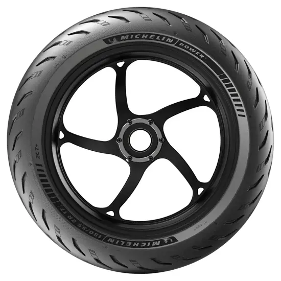 MICHELIN 190 55 ZR17 75W Power 5 Rear M C 15302625