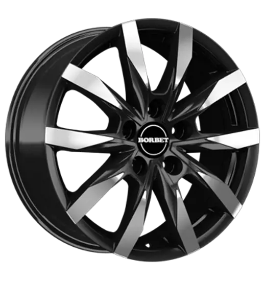 Borbet Borbet CW5 black polished matt