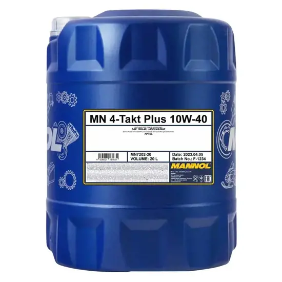 Mannol MN 4 Takt Plus 10W 40 20L 15334027