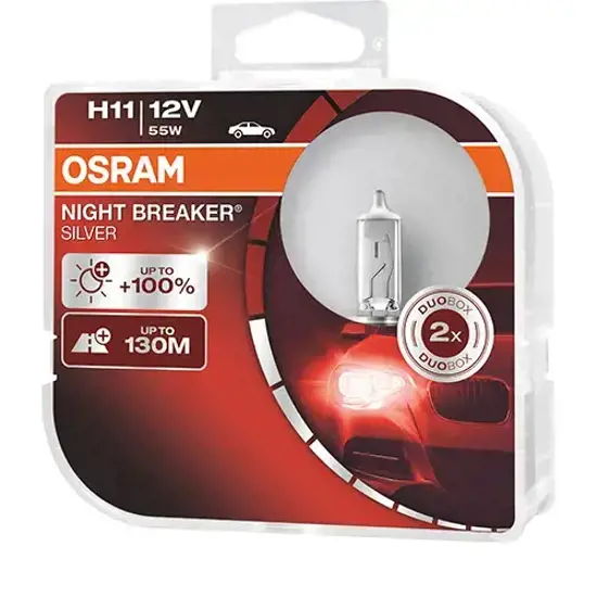 Osram NIGHT BREAKER® SILVER H11 Duobox | reifen.com