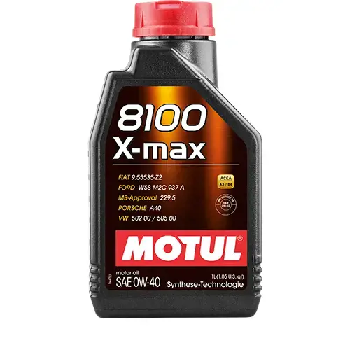 Motul 8100 X-MAX 0W-40 1 Litre