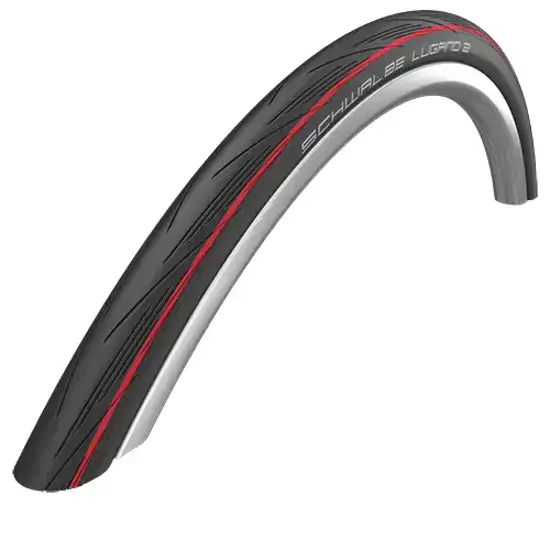 Schwalbe 25 622 LUGANO II 28x100 Drahtreifen K GUARD SILICA Schwarz Rot 15326261