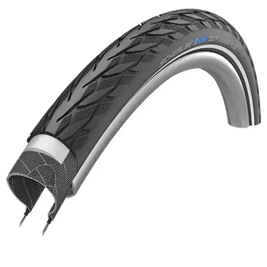 Schwalbe 28 622 DELTA CRUISER 28x110 Drahtreifen K GUARD SBC Schwarz Weiss 15243406