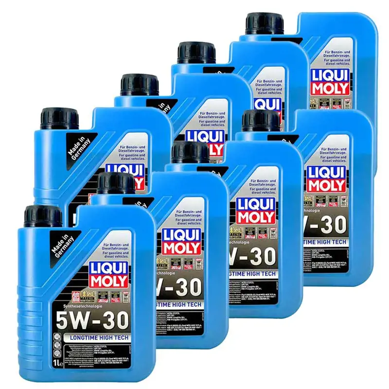 8x1 Litre Liqui Moly Longtime High Tech 5W-30 (Germany)