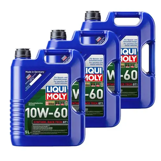 Liqui Moly Liqui Moly Synthoil Race Tech GT1 10W 60 3x5 Liter 15390100