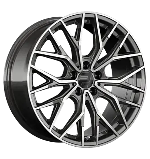 2DRV by Wheelworld 2DRV by Wheelworld WH37 Dark Gunmetal polished