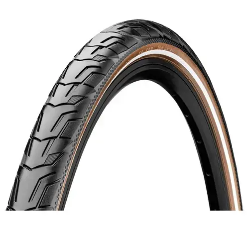 47-622, RIDE City, ExtraPuncture Belt, TPI 3/180,  Clincher tyre, Brown/Brown-Reflex