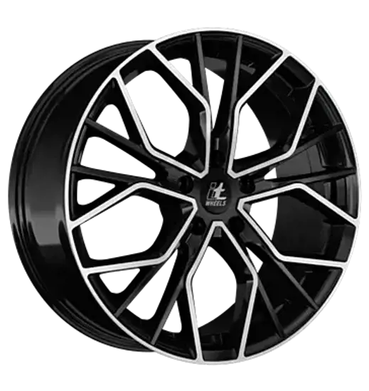 itWheels itWheels Tiara GLOSS BLACK POLISHED