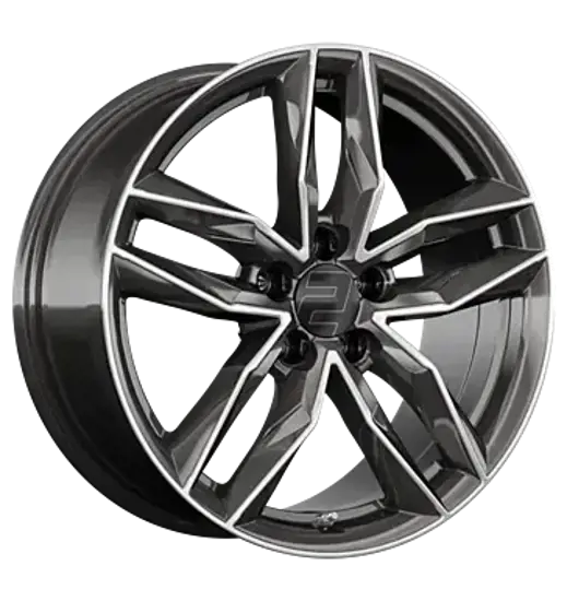 2DRV by Wheelworld 2DRV by Wheelworld WH40 Dark Gunmetal high gloss polished