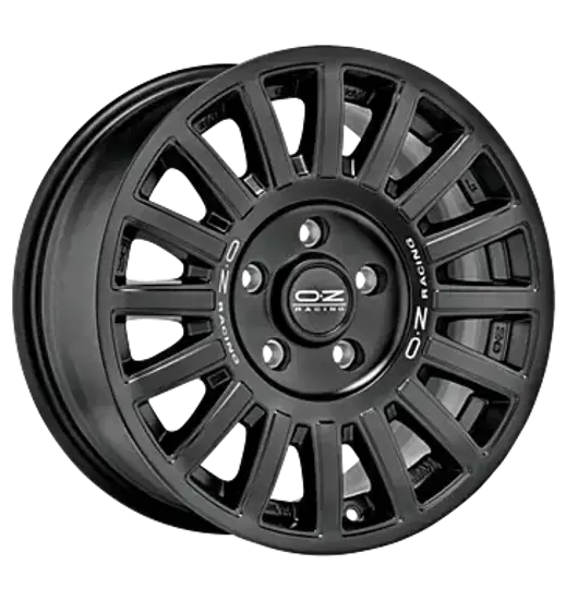 OZ-Wheels OZ-Wheels Rally Raid MATT BLACK+SILVER LETTERING