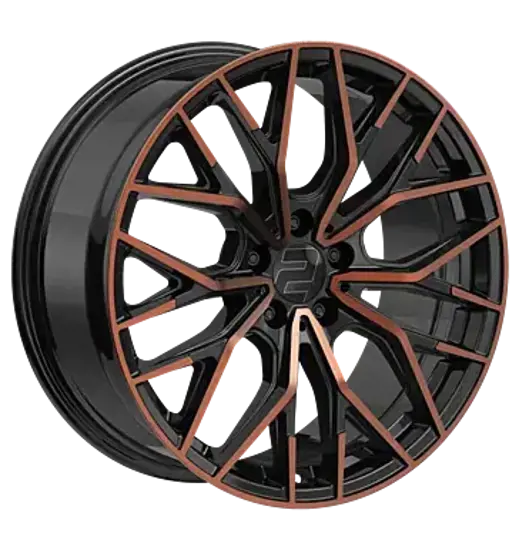 2DRV by Wheelworld 2DRV by Wheelworld WH37 Black Copper full machined