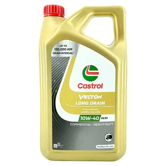 Castrol Castrol Vecton Long Drain 10W 40 E6 E9 5 Liter 15436243