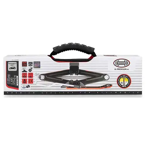 Premium Scherenwagenheber 0,8t "Black Edition"