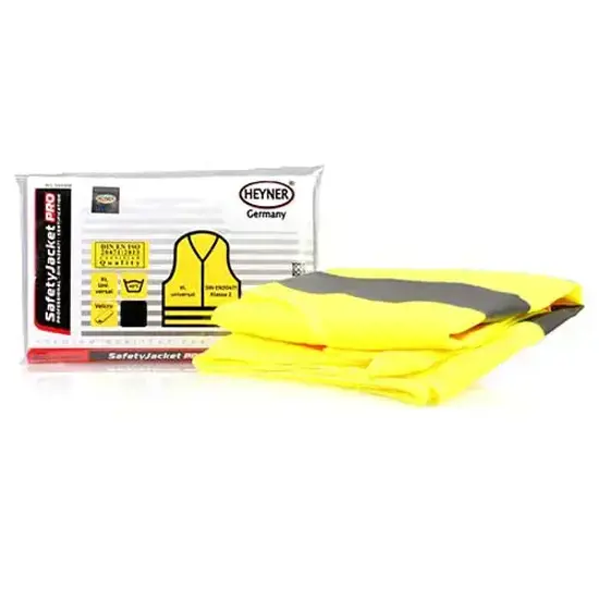 HEYNER Safety Jacket PRO Premium Warnweste mit Zertifikat gelb XL 15397765