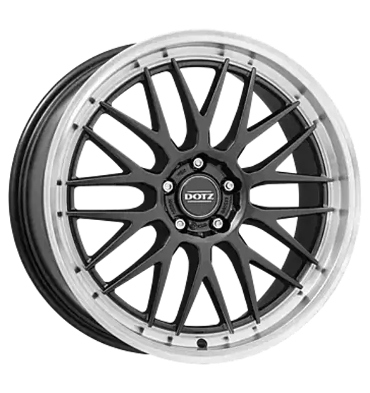 Dotz Dotz Bilbao dark Gunmetal polished Lip