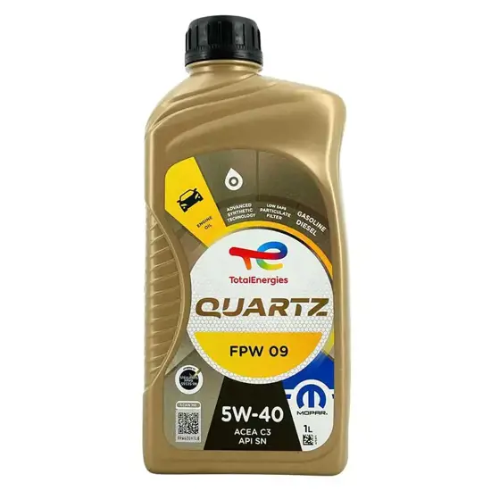 Total Total Quartz Mopar FPW09 5W 40 1 Liter 15452899