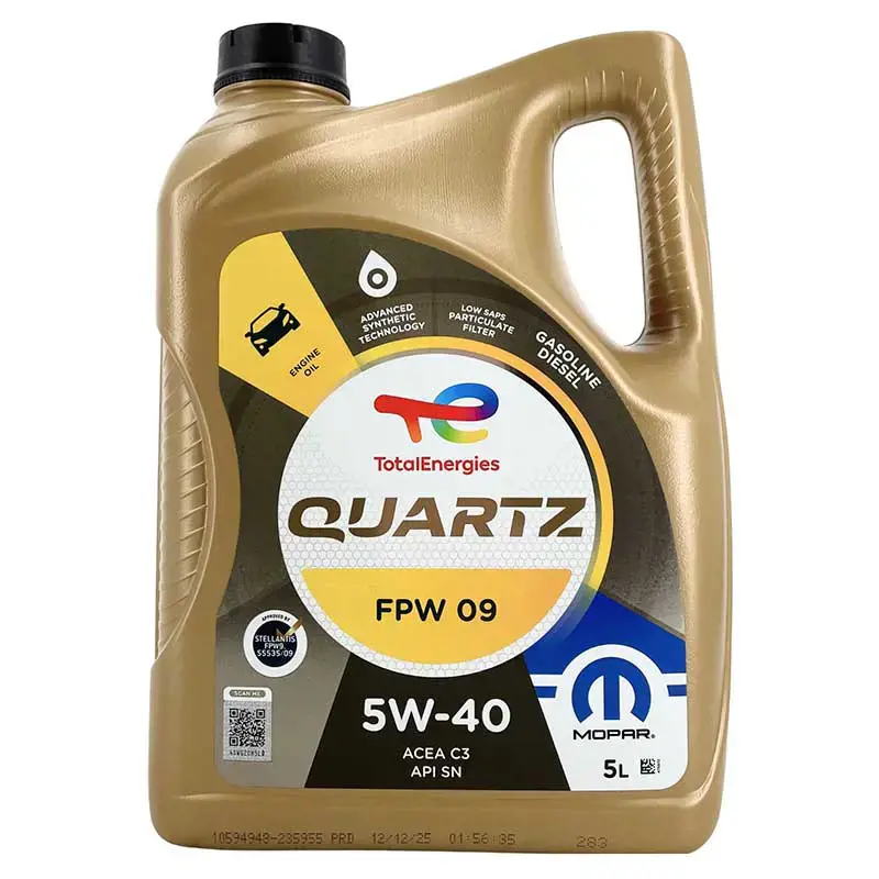 TotalEnergies Total Quartz Mopar FPW09 5W-40 5 Liter 15452927
