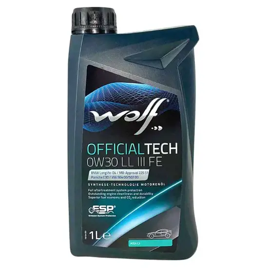Wolf Lubricants Wolf OfficialTech 0W 30 LL III FE 1 Liter 15456577