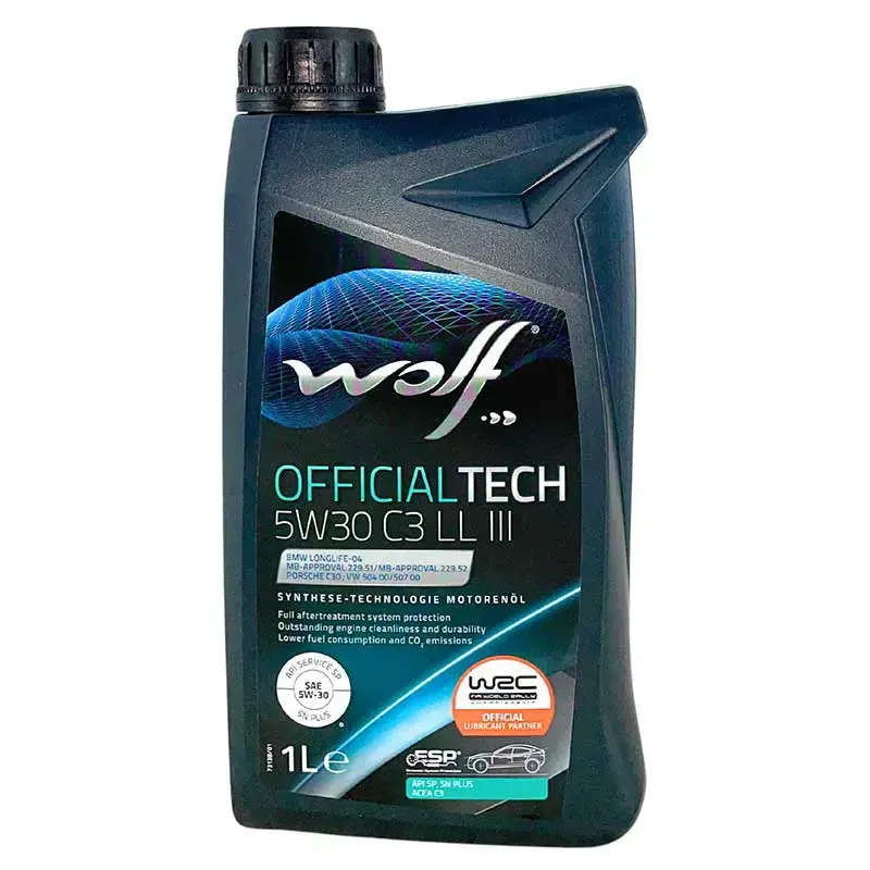 Wolf OfficialTech 5W-30 C3 LL III 1 Liter